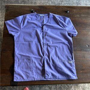 Uniform Advantage Lavender Scrub Top